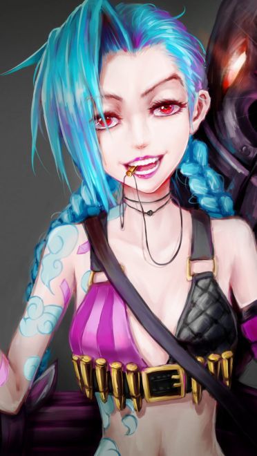 规则 就是用来打破的 JinX桌面壁纸