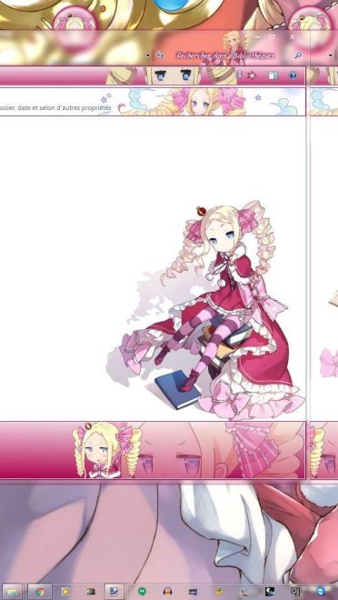 双卷马尾惹人妖精 碧翠丝 从零开始 win7主题