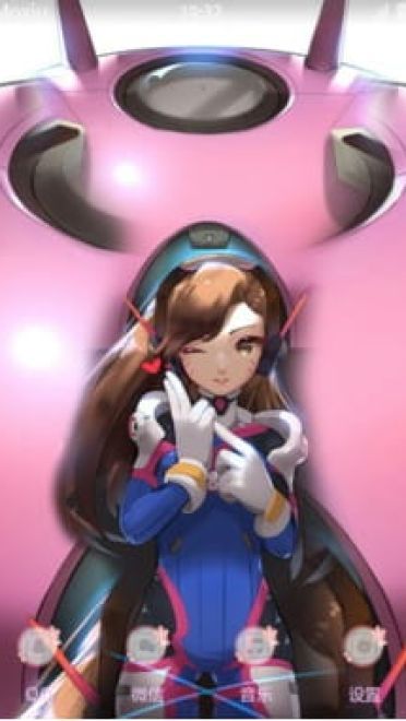 守望先锋 D.Va 安卓手机主题下载
