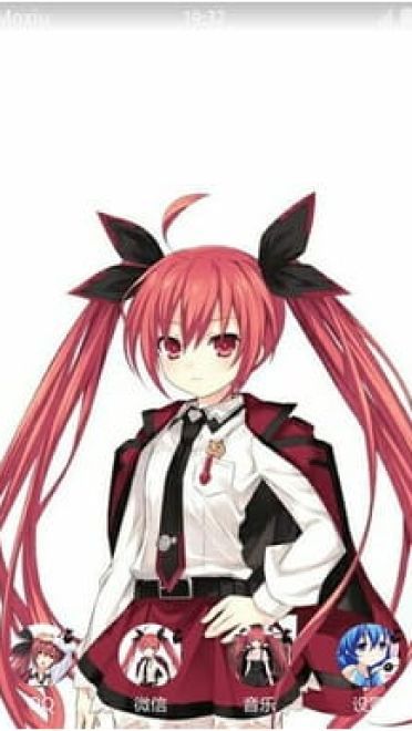 约会大作战 妹妹！五河琴里 安卓手机主题