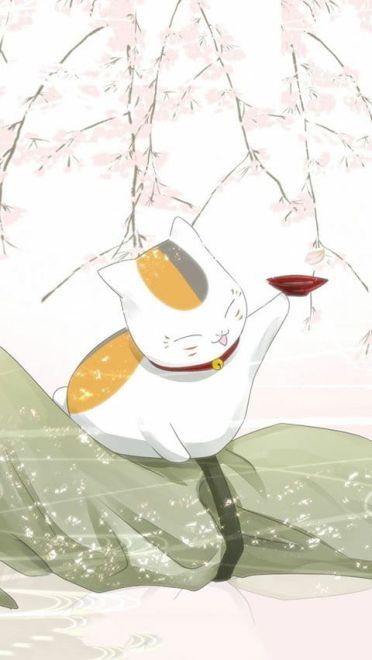 肥嘟嘟的猫咪老师 夏目友人帐 手机壁纸