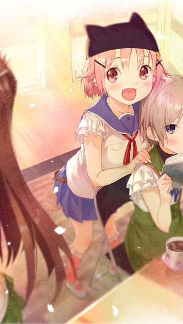 只属于我们的学园生活 学园孤岛 壁纸图集