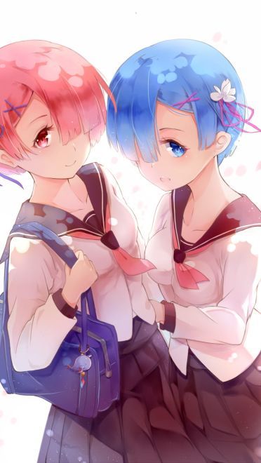 一周动漫手机壁纸精选 雷姆校服(1)