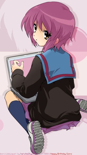 三无美少女 长门有希 高清电脑壁纸下载(1)