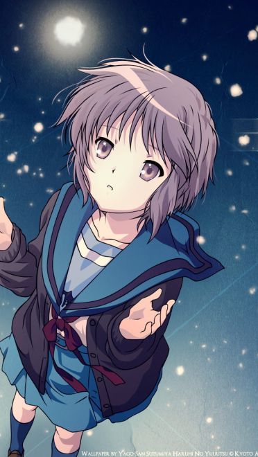 三无美少女 长门有希 高清电脑壁纸下载(1)