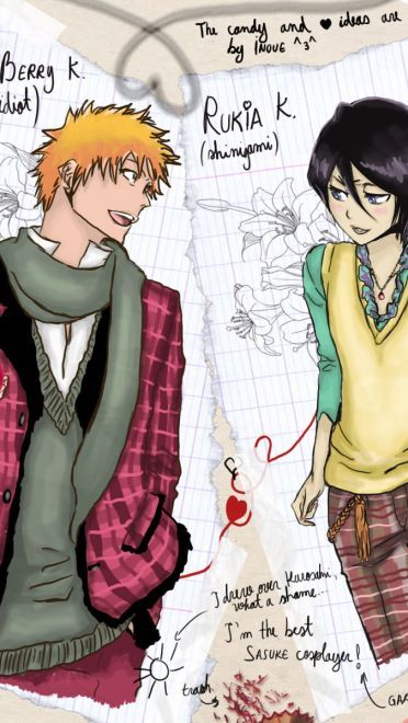 死神 黑崎一护&朽木露琪亚 高清电脑壁纸下载第二发(1)