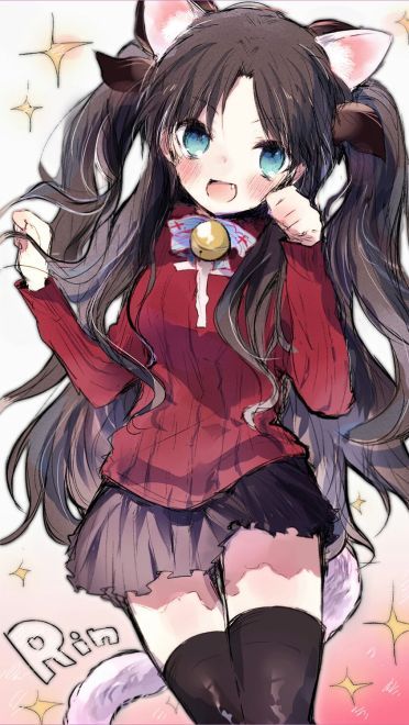 傲娇小公主 远坂凛手机壁纸分享