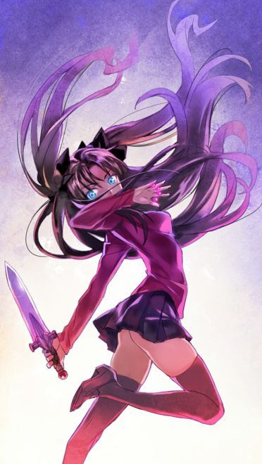 傲娇小公主 远坂凛手机壁纸分享