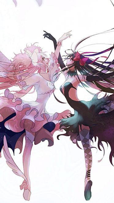 圆神大法 鹿目圆&晓美焰CP桌面壁纸