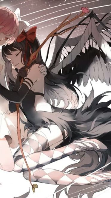 圆神大法 鹿目圆&晓美焰CP桌面壁纸