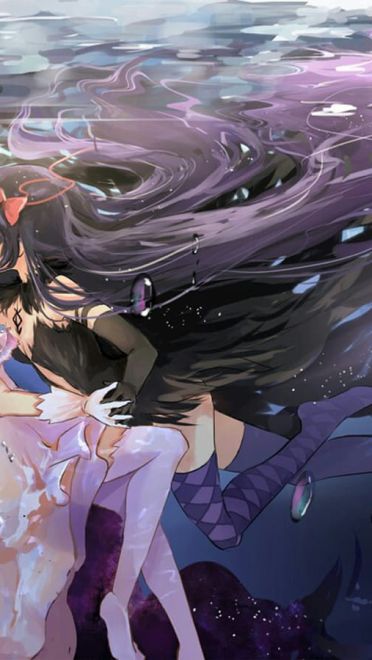 圆神大法 鹿目圆&晓美焰CP桌面壁纸