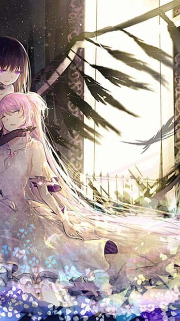 圆神大法 鹿目圆&晓美焰CP桌面壁纸