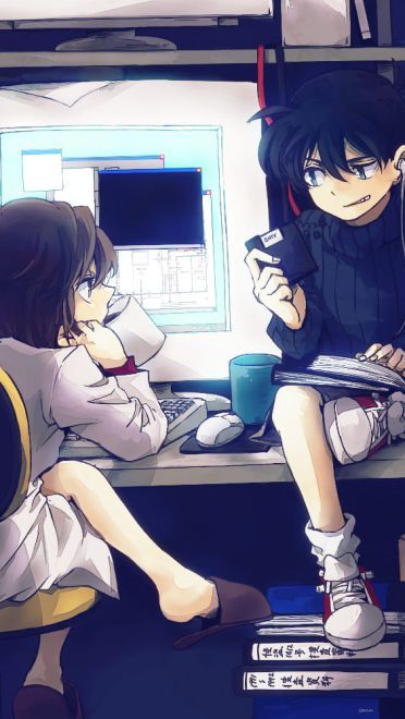 名侦探柯南 柯哀CP 安卓手机主题下载