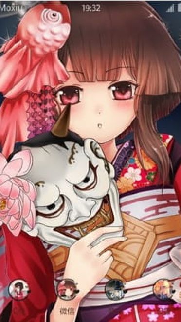 网易手游阴阳师 神乐 安卓手机主题下载