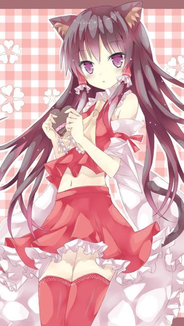 东方Project 神秘的巫女 博丽灵梦手机壁纸图集(1)