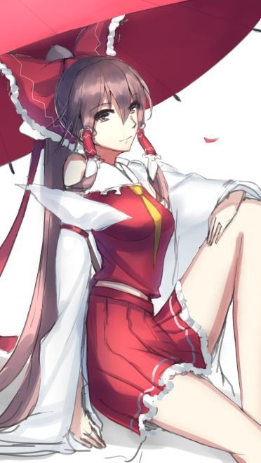 东方Project 神秘的巫女 博丽灵梦手机壁纸图集(1)