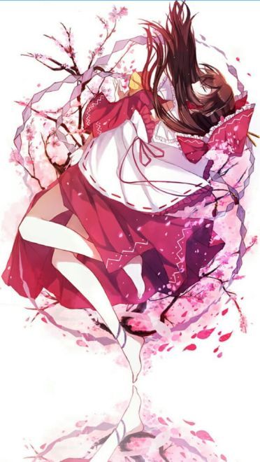 东方Project 神秘的巫女 博丽灵梦手机壁纸图集(1)