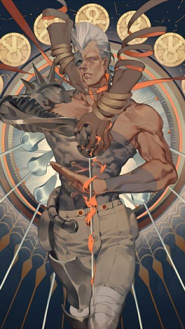 JOJO第三部 插画系列美图手机壁纸