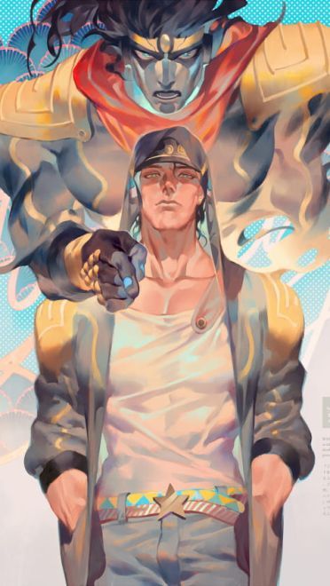 JOJO第三部 插画系列美图手机壁纸
