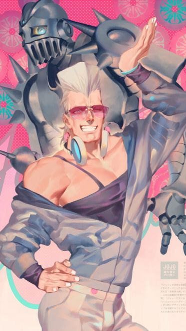 JOJO第三部 插画系列美图手机壁纸