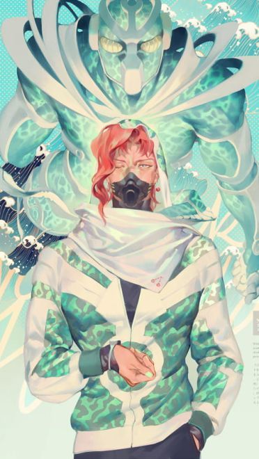 JOJO第三部 插画系列美图手机壁纸