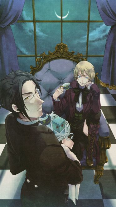 酷酷的黑执事 手机壁纸