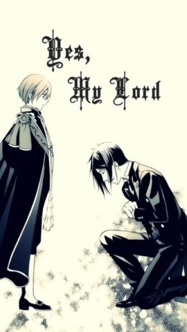 酷酷的黑执事 手机壁纸