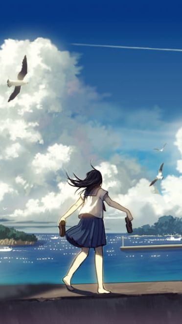 天空与云 美爆的天空插画壁纸 还不快戳进来(1)