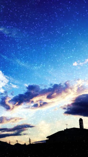 天空与云 美爆的天空插画壁纸 还不快戳进来(1)