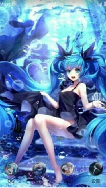 初音未来  深海少女 安卓手机主题下载
