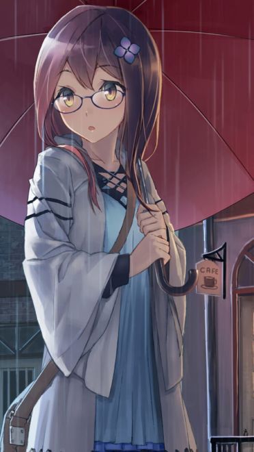 月光下的少女 动漫手机壁纸下载(1)