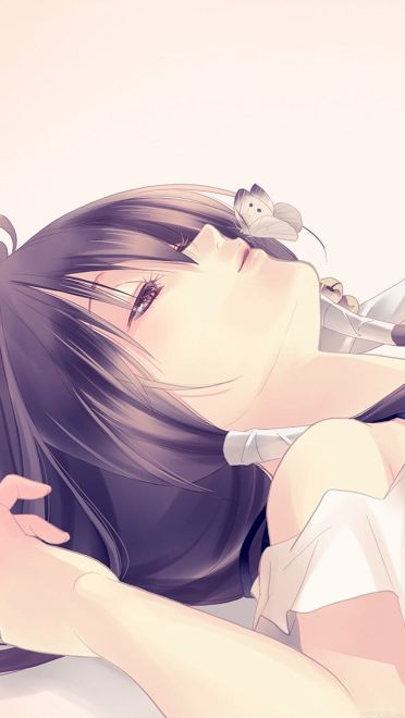 月光下的少女 动漫手机壁纸下载(1)