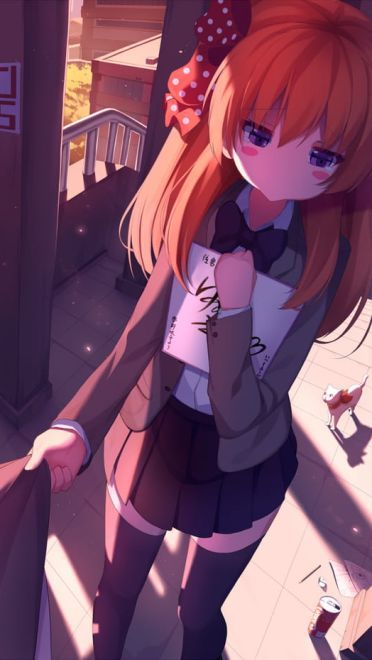 你身上有她的味道 少女动漫手机壁纸下载(1)