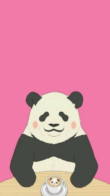 超萌治愈系 白熊咖啡厅手机壁纸下载