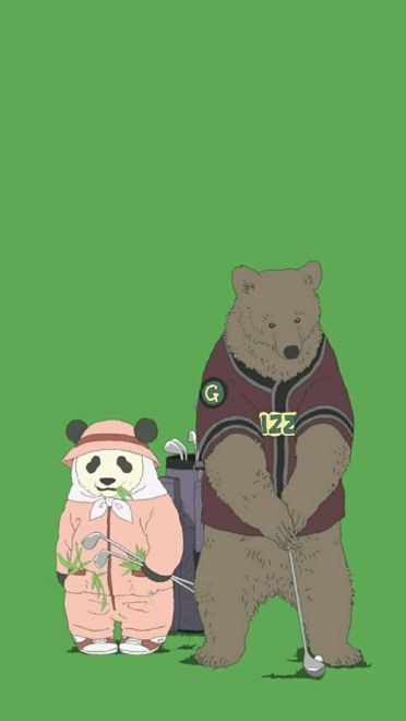 超萌治愈系 白熊咖啡厅手机壁纸下载