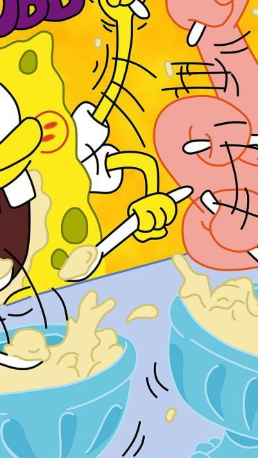 黄色方块海绵 海绵宝宝 高清电脑壁纸下载(1)