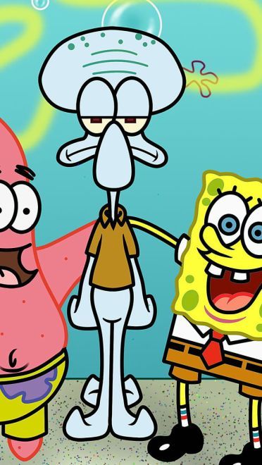 黄色方块海绵 海绵宝宝 高清电脑壁纸下载(1)