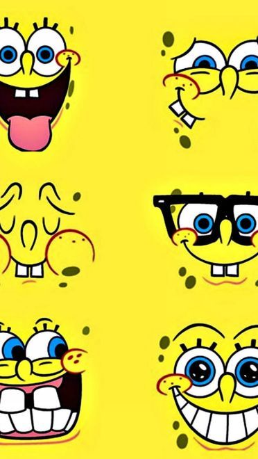 黄色方块海绵 海绵宝宝 高清电脑壁纸下载(1)
