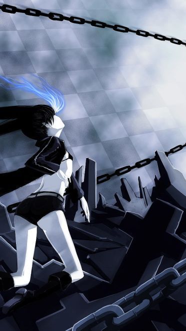 左眼里跳动的蓝色火焰 黑岩射手 高清电脑壁纸下载(1)