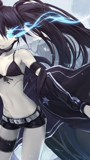 左眼里跳动的蓝色火焰 黑岩射手 高清电脑壁纸下载(1)