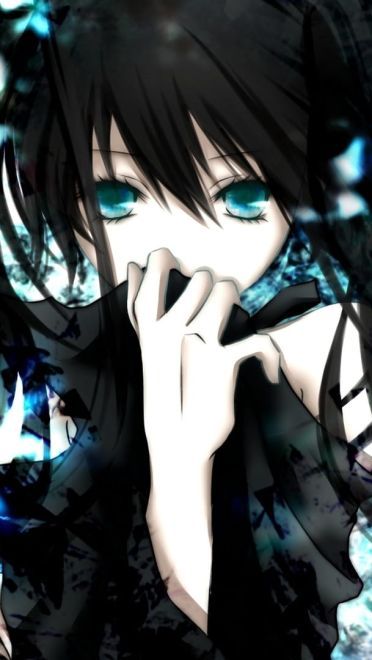 左眼里跳动的蓝色火焰 黑岩射手 高清电脑壁纸下载(1)