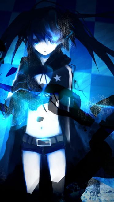 左眼里跳动的蓝色火焰 黑岩射手 高清电脑壁纸下载(1)