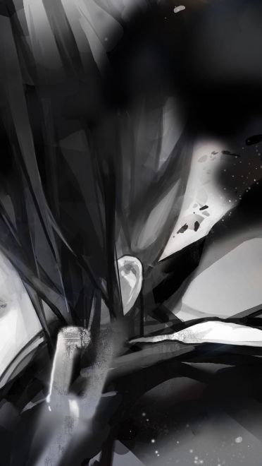 左眼里跳动的蓝色火焰 黑岩射手 高清电脑壁纸下载(1)