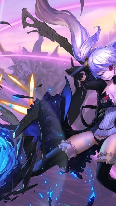 左眼里跳动的蓝色火焰 黑岩射手 高清电脑壁纸下载(1)