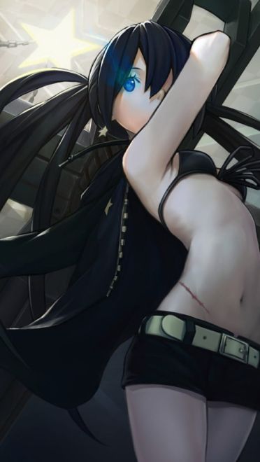 左眼里跳动的蓝色火焰 黑岩射手 高清电脑壁纸下载(1)