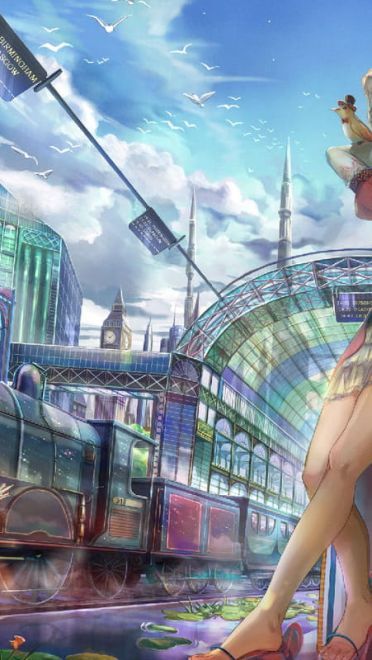 新海诚 言叶之庭&动漫风景 高清电脑壁纸下载(1)