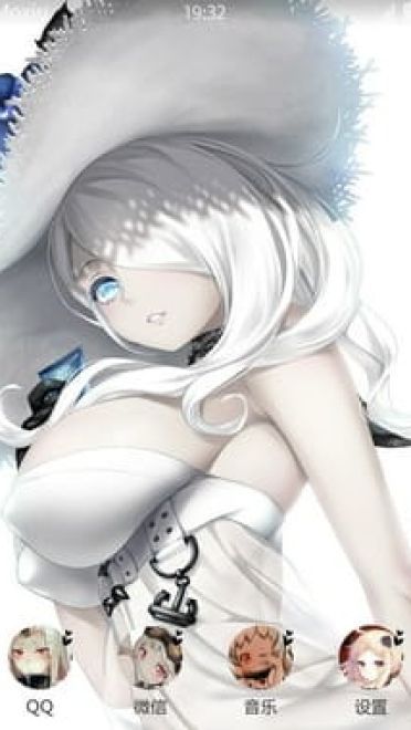 舰队collection 港湾夏姬 安卓手机主题下载