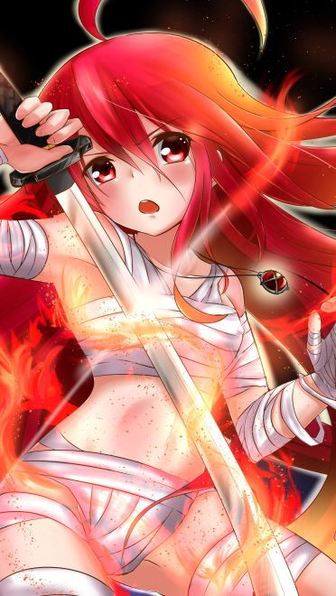 红色烈焰 灼眼的夏娜 win7主题