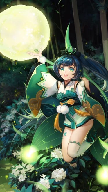 网易手游阴阳师 沉迷于输出见死不救 荧草 高清手机壁纸下载