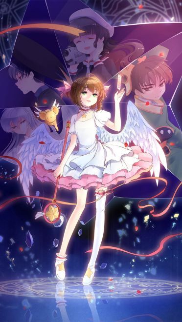 初代萌王 木之本樱 动漫手机壁纸下载